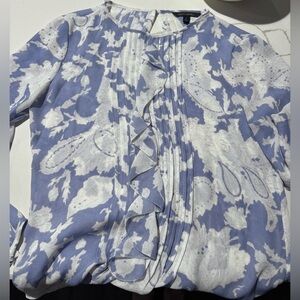 Women’s Banana Republic Floral Blouse Long Sleeve S